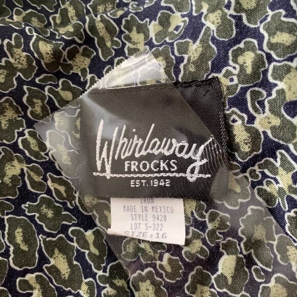 Whirlaway Frocks 2-PC Dress Womens 16 Giraffe Print Bohemian Side Slits VTG 80s - Picture 10 of 11